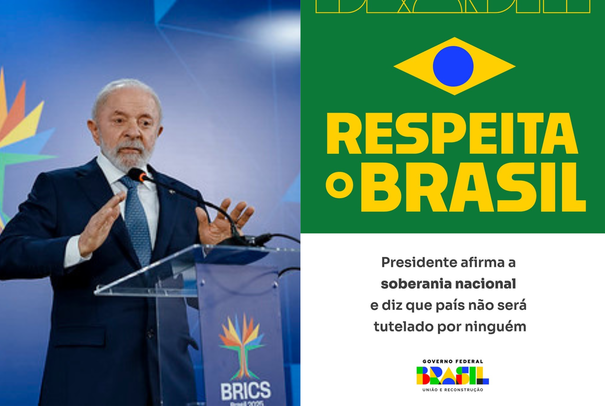“Respeita o Brasil”: governo reage com firmeza a ameaças de Trump e critica tarifa de 50% como retaliação política