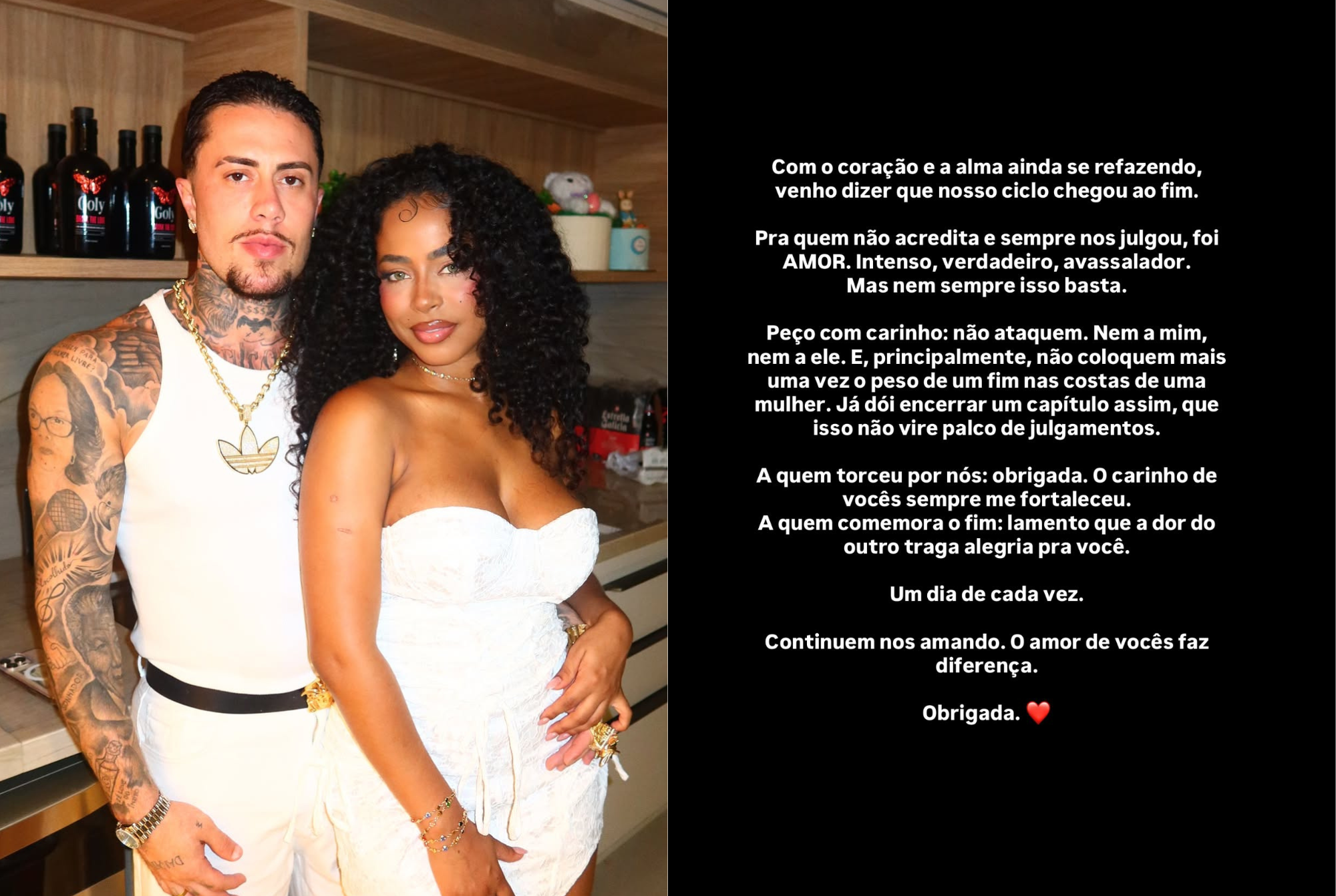 MC Daniel e Lorena Maria anunciam fim do relacionamento