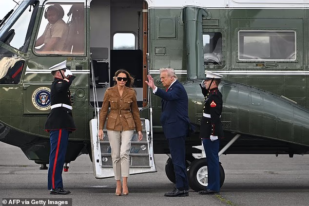 Susto!Helicóptero de Trump faz pouso de emergência no Reino Unido
